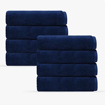 Puresoft 8 pc Turkish Hand Towels Set