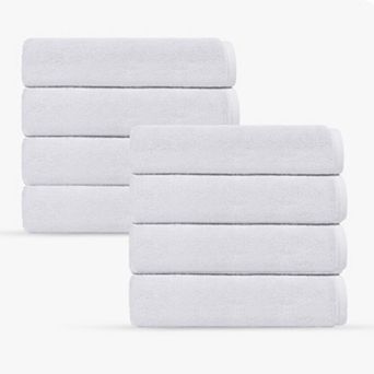 Puresoft 8 pc Turkish Hand Towels Set