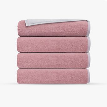 Double Face 4 pc Turkish Bath Towels Set