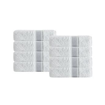 Unique Turkish Cotton 8 pc Hand Towels