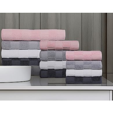 Waffle Terry 8 pcs Turkish Hand Towels Set