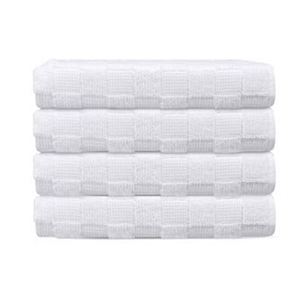 Waffle Terry 4 pc Turkish Bath Towels Set