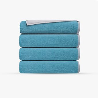 Double Face 4 pc Turkish Hand Towels Set