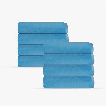 Puresoft 8 pc Turkish Wash Towels Set