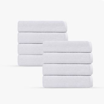 Puresoft 8 pc Turkish Wash Towels Set