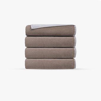Double Face 4 pc Turkish Wash Towels Set