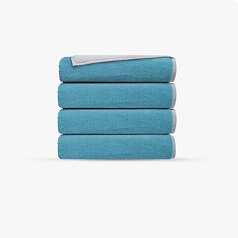 Double Face 4 pc Turkish Wash Towels Set