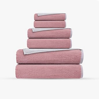 Double Face 6 pc Turkish Towels Set