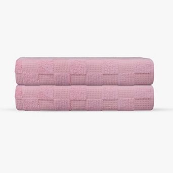 Waffle Terry 2 pc Turkish Bath Sheet Towels Set