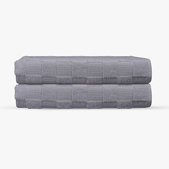 Waffle Terry 2 pc Turkish Bath Sheet Towels Set