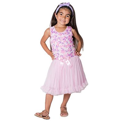 Lilttle Girl's Butterflies Dress