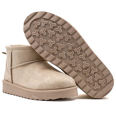 MILOCACA Women's Cozy Winter Ankle Snow Boots