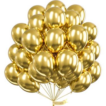 Metallic Gold Balloons 50 pc 12” for Garland, Arch & Event Party Decorations