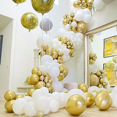 Metallic Gold Balloons 50 pcs 12” for Garland, Arch & Event Party Decorations