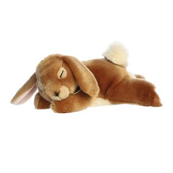Aurora Medium Cottontail Realistic Stuffed Animal 12" Sleepy Bunny Miyoni