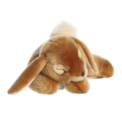 Aurora Medium Cottontail Realistic Stuffed Animal 12" Sleepy Bunny Miyoni