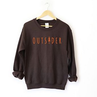 Embroidered Outsider Tree - Women's Graphic Sweatshirt