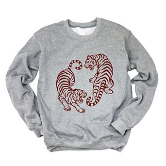 Two Tigers - Women's Graphic Sweatshirt