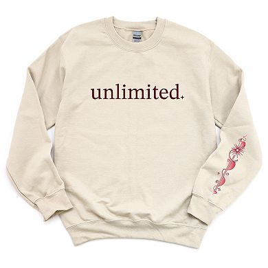 Unlimited Pink Wand - Women's Graphic Sweatshirt