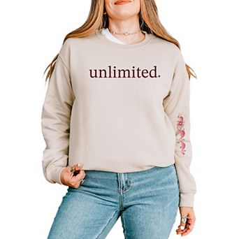 Unlimited Pink Wand - Women's Graphic Sweatshirt