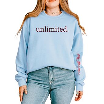 Unlimited Pink Wand - Women's Graphic Sweatshirt