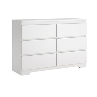 6 Drawer Dresser, Simply Modern Chest of Drawers