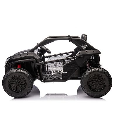 Whisen 24V Two-Seater Kids Electric Ride-On Car with Parents Control