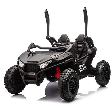 Whisen 24V Two-Seater Kids Electric Ride-On Car with Parents Control