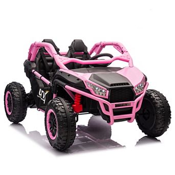 Whisen 24V Two-Seater Kids Electric Ride-On Car with Parents Control