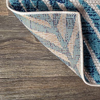 Tropics Palm Leaves Indoor/outdoor Area Rug