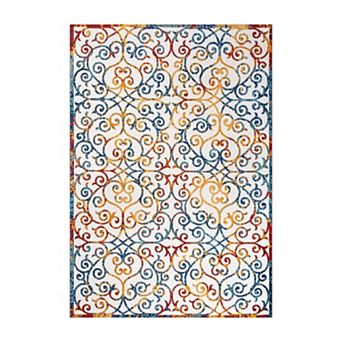 Atrani Scroll Trellis Indoor/outdoor Area Rug