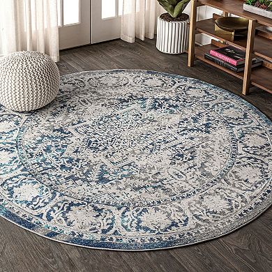 Modern Persian Vintage Medallion Area Rug