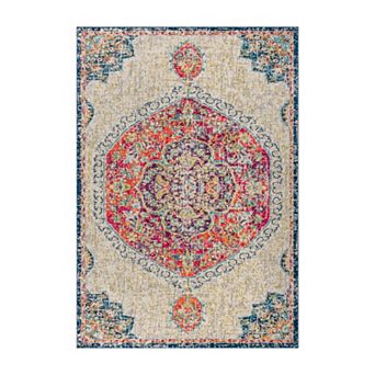 Imara Bohemian Flair Boho Vintage Medallion Area Rug