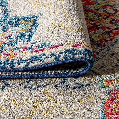 Imara Bohemian Flair Boho Vintage Medallion Area Rug