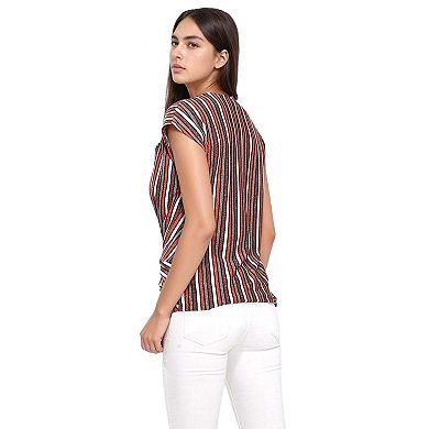 Women's Twist Front Sleeveless Knit Top