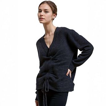 V-neck Ruched Sweater
