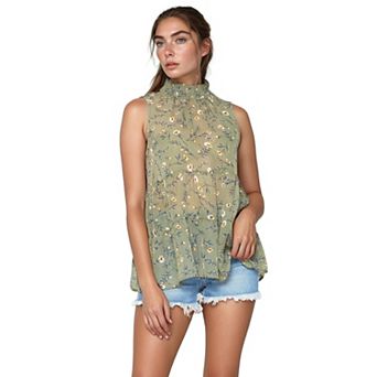 Mock Neck Tiered Babydoll