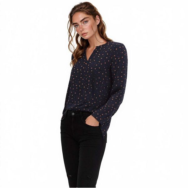 Tunic Wide Bottom Bow Dots Noir Bq774589 210 main image 1