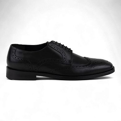 Men's Wingtip Brogue Derby Leather Dress Shoes (Philon Style)