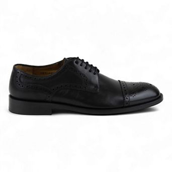Men's Leather Brogue Derby Dress Shoes (Cicero Style)