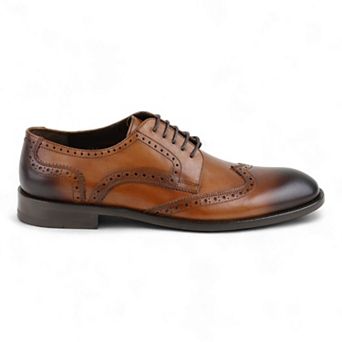 Men's Wingtip Dress Shoes in All Leather (Plotinus Style)