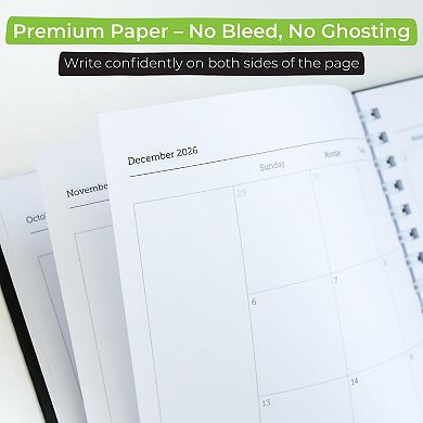 WallDeca 2026 Appointment Planner - Weekly & Monthly View, Jan - Dec 2026, 8.5 x 11-In Notes Pages