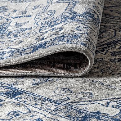 Jerica Modern Vintage Medallion Area Rug