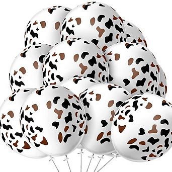 Cow Print Balloons 50 pc for Weddings, Birthdays, & Party Decorations, Latex Balloons