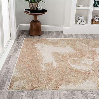 Petalo Abstract Two Tone Modern Area Rug