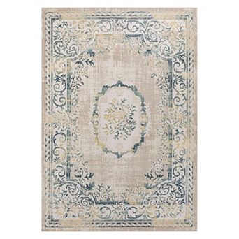 Rosalia Cottage Medallion Area Rug