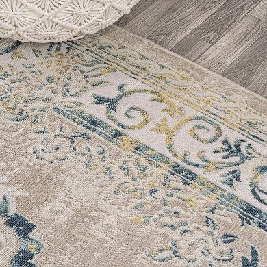 Rosalia Cottage Medallion Area Rug