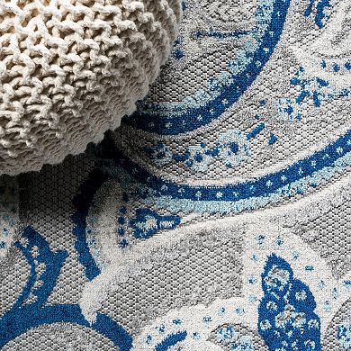 Gordes Paisley High-low Indoor/outdoor Area Rug