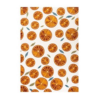 Aranciata Citrus Slice High-low Indoor/outdoor Area Rug