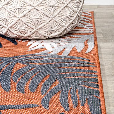 Montego High-low Tropical Palm Area Rug